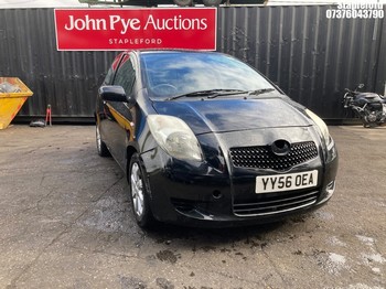 Location: Stapleford - 2007 TOYOTA YARIS ZINC 3 Door Hatchback REG: YY56OEA, Keys: Yes, MOT Expiry date: 10/10/2025, 1296 Petrol, 5 Speed Manual Petrol, Former Keepers: 9