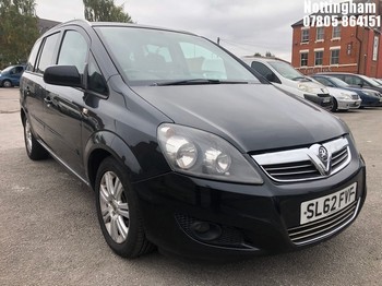 Location: Nottingham - 2012 VAUXHALL ZAFIRA EXCITE CDTI  MPV REG: SL62FVF, 1686cc DIESEL, 6 SPEED MANUAL DIESEL, Former Keepers: 6, Keys: Yes, MOT Expiry date: 13/03/2026