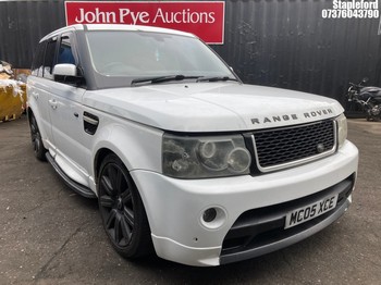 Location: Stapleford - 2005 LAND ROVER RANGEROVER SPT TDV6 HSE A Estate REG: MC05XCE, Keys: Yes, MOT Expiry date: 01/04/2026, 2720 Diesel, 6 Speed Auto Diesel, Former Keepers: 18