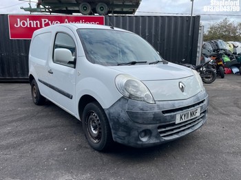 Location: Stapleford - 2011 RENAULT KANGOO ML19 67 DCI Car Derived Van REG: KY11NKF, Keys: Yes, MOT Expiry date: 14/03/2026, 1461 Diesel, 5 Speed Manual Diesel, Former Keepers: 3
