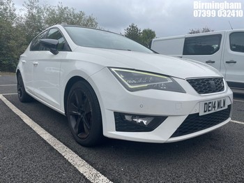 Location: Birmingham - 2014 SEAT LEON FR TECHNOLOGY TSI 5 DOOR HATCHBACK REG: DE14WLW, 1395CC PETROL, 6 SPEED MANUAL PETROL, Former Keepers: 4, Keys: Yes, MOT Expiry date: 20/12/2025