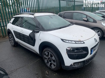 Location: Belvedere - 2016 CITROEN C4 CACTUS FLAIR PURETECH 5 Door Hatchback REG: BW65UCB, Keys: No, MOT Expiry date: 16/06/2025, 1200 Petrol, 5 Speed Semi Auto Petrol, Former Keepers: 2