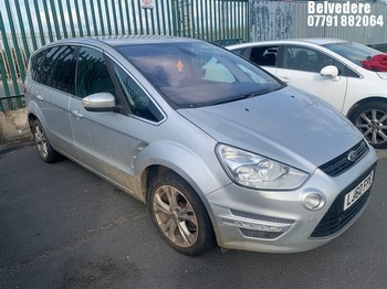 Location: Belvedere - 2011 FORD S-MAX TITANIUM TDCI 138 MPV REG: LJ60FPE, Keys: No, MOT Expiry date: 14/05/2026, 1997 Diesel, 6 Speed Manual Diesel, Former Keepers: 6