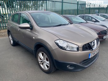 Location: Belvedere - 2010 NISSAN QASHQAI ACENTA 5 Door Hatchback REG: EX60AXP, Keys: No, MOT Expiry date: 13/06/2025, 1598 Petrol, 5 Speed Manual Petrol, Former Keepers: 3