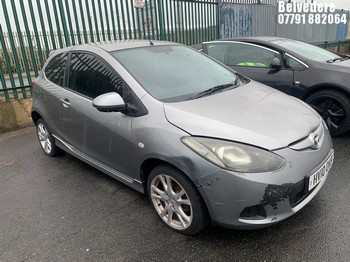 Location: Belvedere - 2010 MAZDA 2 TAMURA 3 Door Hatchback REG: HV10OKB, Keys: No, MOT Expiry date: 20/11/2025, 1349 Petrol, 5 Speed Manual Petrol, Former Keepers: 8