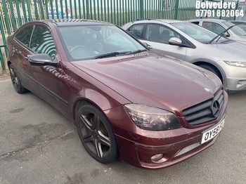 Location: Belvedere - 2008 MERCEDES-BENZ CLC200 KOMP SPORT AUTO Coupe REG: OY58FLP, Keys: No, MOT Expiry date: 14/06/2025, 1796 Petrol, 5 Speed Auto Petrol, Former Keepers: 7