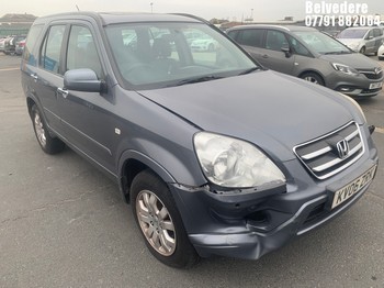 Location: Belvedere - 2006 HONDA CR-V VTEC EXECUTIVE AUTO Estate REG: KV06ZRK, Keys: No, MOT Expiry date: 21/08/2025, 1998 Petrol, 4 Speed Auto Petrol, Former Keepers: 7