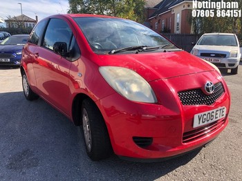 NOTE: ATF Registered Buyers ONLY - Location: Nottingham - 2006 TOYOTA YARIS T3 3 Door Hatchback REG: YG06ETE, Keys: No, 1296 Petrol, 5 Speed Manual Petrol, Former Keepers: 7