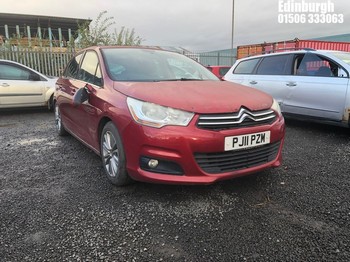 Location: Edinburgh - 2011 CITROEN C4 VTR+ E-HDI S-A 5 Door Hatchback REG: PJ11PZM, Keys: No, MOT Expiry date: 26/04/2024, 1560 Diesel, 6 Speed Auto Diesel, Former Keepers: 5