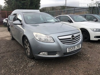 Location: Edinburgh - 2010 VAUXHALL INSIGNIA SRI NAV 160 CDTI 5 Door Hatchback REG: DS59JVE, Keys: No, MOT Expiry date: 17/12/2025, 1956 Diesel, 6 Speed Manual Diesel, Former Keepers: 5
