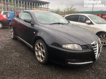 Location: Edinburgh - 2008 ALFA ROMEO GT BLACKLINE JTS Coupe REG: DU08NWP, Keys: No, MOT Expiry date: 20/11/2025, 1970 Petrol, 5 Speed Manual Petrol, Former Keepers: 9