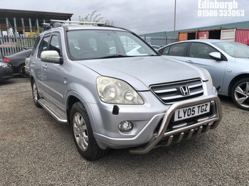 Location: Edinburgh - 2005 HONDA CR-V VTEC EXECUTIVE Estate REG: LY05TGZ, Keys: No, MOT Expiry date: 17/08/2024, 1998 Petrol, 5 Speed Manual Petrol, Former Keepers: 5