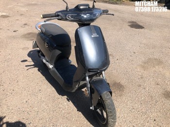 NOTE: ATF Registered Buyers ONLY - Location: Mitcham - 2019 VMOTO CUX Moped REG: LJ19FCD, Keys: No, 0 Electric, Automatic, Former Keepers: 1