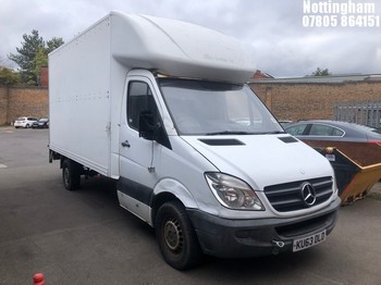 Location: Nottingham - 2013 MERCEDES-BENZ SPRINTER 313 CDI Luton Van REG: KU63DLD, Keys: No, MOT Expiry date: 06/10/2025, 2143 Diesel, 6 Speed Manual Diesel, Former Keepers: 4