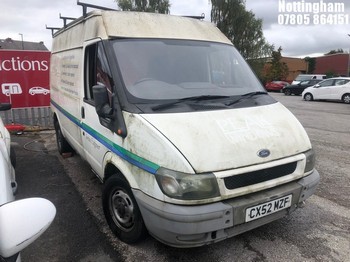 Location: Nottingham - 2002 FORD TRANSIT 300 MWB TD Panel Van REG: CX52MZF, Keys: No, MOT Expiry date: 08/10/2024, 1998 Diesel, 5 Speed Manual Diesel, Former Keepers: 4