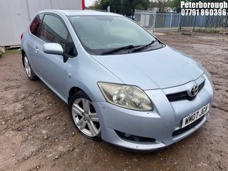 Location: Peterborough - 2007 TOYOTA AURIS T180 D-CAT 3 Door Hatchback REG: WM07JGV, Keys: No, MOT Expiry date: 02/04/2025, 2231 Diesel, 6 Speed Manual Diesel, Former Keepers: 7