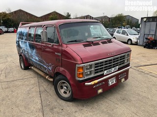 Location: Brentwood - 1992 DODGE ram 250 Van REG: J582JOU, Keys: No, MOT Expiry date: 16.05.2025, 5200 Petrol, AUTOMATIC, Former Keepers: 8