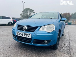 Location: Plymouth - 2008 VOLKSWAGEN POLO MATCH 60 3 Door Hatchback REG: CV58PPZ, Keys: No, MOT Expiry date: 13/09/2025, 1198 Petrol, 5 Speed Manual Petrol, Former Keepers: 11