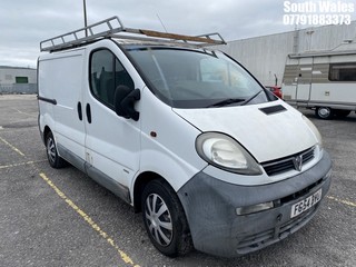 Location: South Wales - 2005 VAUXHALL VIVARO 2900 DI SWB Panel Van REG: FG54BVU, Keys: No, MOT Expiry date: 21/12/2024, 1870 Diesel, 5 Speed Manual Diesel, Former Keepers: 3