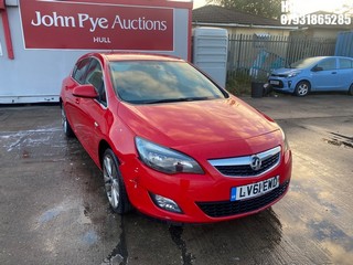 Location: Hull - 2011 VAUXHALL ASTRA SRI 5 Door Hatchback REG: LV61EWD, Keys: No, MOT Expiry date: 23/05/2025, 1598 Petrol, 5 Speed Manual Petrol, Former Keepers: 7