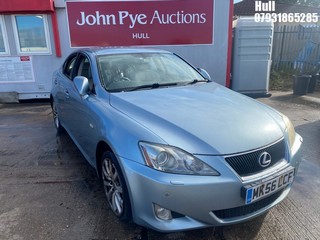 Location: Hull - 2006 LEXUS IS 250 SE-L AUTO 4 Door Saloon REG: MK56LCF, Keys: No, MOT Expiry date: 15/09/2022, 2499 Petrol, 6 Speed Auto Petrol, Former Keepers: 2
