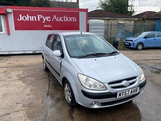 Location: Hull - 2008 HYUNDAI GETZ CDX 5 Door Hatchback REG: MT57AVR, Keys: No, MOT Expiry date: 15/09/2025, 1086 Petrol, 5 Speed Manual Petrol, Former Keepers: 9