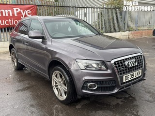 Location: HAYES / HEATHROW - 2009 AUDI Q5 S LINE TFSI QUATTRO A Estate REG: DE09LKK , 1984cc Petrol, 7 Speed Auto Petrol, Former Keepers: 7, Keys: No, MOT: Expiry date19/07/2025