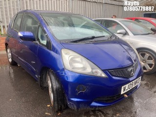 Location: Hayes - 2009 HONDA JAZZ I-VTEC ES S-A 5 Door Hatchback REG: WJ09NKD, Keys: No, MOT Expiry date: 08/07/2026, 1339 Petrol, 6 Speed Semi Auto Petrol, Former Keepers: 6