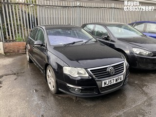 Location: Hayes - 2007 VOLKSWAGEN PASSAT SPORT TDI 140 4 Door Saloon REG: MJ57WPA, Keys: No, MOT Expiry date: 02/02/2026, 1968 Diesel, 6 Speed Manual Diesel, Former Keepers: 7