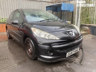 Location: Hayes - 2007 PEUGEOT 207 S 3 Door Hatchback REG: GU57KHC, Keys: No, MOT Expiry date: 08/06/2026, 1397 Petrol, 5 Speed Manual Petrol, Former Keepers: 5
