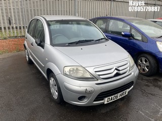 Location: Hayes - 2006 CITROEN C3 DESIRE 5 Door Hatchback REG: DA06HRX, Keys: No, MOT Expiry date: 21/07/2025, 1124 Petrol, 5 Speed Manual Petrol, Former Keepers: 6