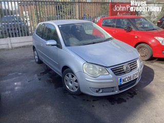 Location: Hayes - 2006 VOLKSWAGEN POLO S 75 AUTO 3 Door Hatchback REG: NC06ECF, Keys: No, MOT Expiry date: 25/07/2026, 1400 Petrol, 4 Speed Auto Petrol, Former Keepers: 4
