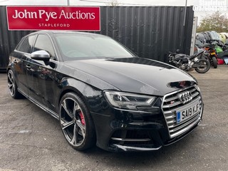 Location: Stapleford - 2019 AUDI S3 TFSI QUATTRO S-A 5 Door Hatchback REG: SA19KJF, Keys: Yes, MOT Expiry date: 25/02/2026, 1984 Petrol, 6 Speed Semi Auto Petrol, Former Keepers: 7