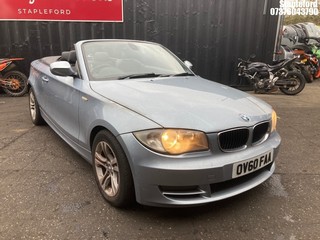 Location: Stapleford - 2010 BMW 118D SE Convertible REG: OV60FAA, Keys: Yes, MOT Expiry date: 12/06/2026, 1995 Diesel, 6 Speed Manual Diesel, Former Keepers: 10