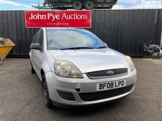 Location: Stapleford - 2008 FORD FIESTA STYLE CLIMATE 5 Door Hatchback REG: BF08LPO, Keys: Yes, MOT Expiry date: 09/01/2026, 1388 Petrol, 5 Speed Manual Petrol, Former Keepers: 5