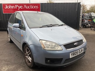 Location: Stapleford - 2005 FORD FOCUS C-MAX ZETEC MPV REG: YR05OJH, Keys: Yes, MOT Expiry date: 17/08/2026, 1596 Petrol, 5 Speed Manual Petrol, Former Keepers: 7