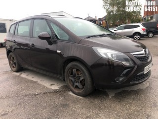 Location: Nottingham - 2015 VAUXHALL ZAFIRA TOURER EXCLUSIV TU MPV REG: BJ65ODC, 1364cc Petrol, 6 Speed Manual Petrol, Former Keepers: 2, Keys: Yes, MOT Expiry date: 17/09/2024