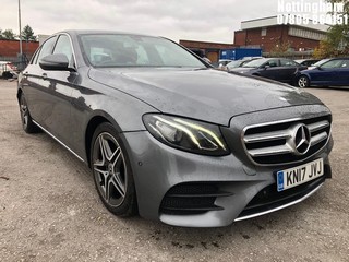 Location: Nottingham - 2017 MERCEDES-BENZ E 220 D AMG LINE PREMIUM  4 DOOR SALOON REG: KN17JVJ, 1950cc DIESEL, 9 SPEED AUTO DIESEL, Former Keepers: 7, Keys: Yes, MOT Expiry date: 25/09/2025