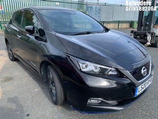 Location: BELVEDERE - 2020 NISSAN LEAF E + TEKNA 5 Door Hatchback REG: LS20RYB 
, 0cc Electric, 1 Speed Auto Electric, Former Keepers: 5, Keys: No, MOT: Expiry date15.07.2025