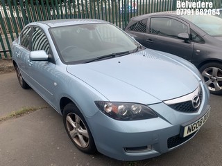 Location: Belvedere - 2008 MAZDA 3 TS 4 Door Saloon REG: NG08DOU, Keys: No, MOT Expiry date: 18/12/2024, 1598 Petrol, 5 Speed Manual Petrol, Former Keepers: 4