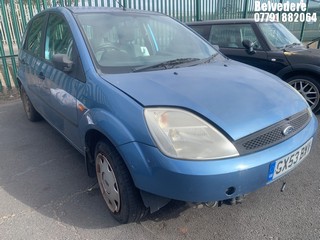 Location: Belvedere - 2003 FORD FIESTA LX 5 Door Hatchback REG: GX53BWV, Keys: No, MOT Expiry date: 19.03.2025, 1242 Petrol, 5 Speed Manual Petrol, Former Keepers: 5