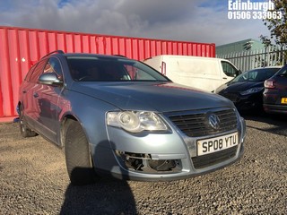 Location: Edinburgh - 2008 VOLKSWAGEN PASSAT SE TDI Estate REG: SP08YTU, Keys: No, MOT Expiry date: 04/03/2024, 1968 Diesel, 6 Speed Manual Diesel, Former Keepers: 5