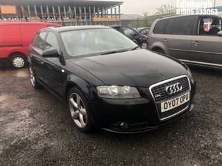 Location: Edinburgh - 2007 AUDI A3 S LINE TDI S/BACK 5 Door Hatchback REG: OY07OPU, Keys: No, MOT Expiry date: 06/04/2026, 1968 Diesel, 6 Speed Manual Diesel, Former Keepers: 12