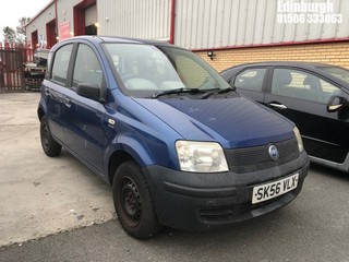 Location: Edinburgh - 2006 FIAT PANDA ACTIVE 5 Door Hatchback REG: SK56VLX, Keys: No, MOT Expiry date: 19/08/2025, 1108 Petrol, 5 Speed Manual Petrol, Former Keepers: 6