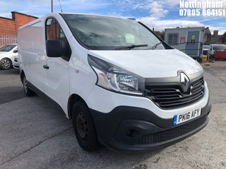 Location: Nottingham - 2016 RENAULT TRAFIC LL29 BUSINESS ENER Panel Van REG: PK16AFY, Keys: No, MOT Expiry date: 18/03/2026, 1598 Diesel, 6 Speed Manual Diesel, Former Keepers: 3