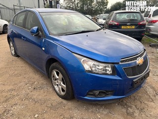 NOTE: ATF Registered Buyers ONLY - Location: Mitcham - 2012 CHEVROLET CRUZE LT AUTO 5 Door Hatchback REG: BF12GWX, Keys: No, 1598 Petrol, 6 Speed Auto Petrol, Former Keepers: 6