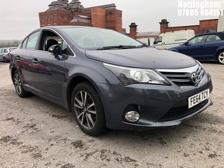 Location: Nottingham - 2014 TOYOTA AVENSIS ICON D-4D 4 Door Saloon REG: FE64TCY, Keys: No, MOT Expiry date: 15/12/2025, 1995 Diesel, 6 Speed Manual Diesel, Former Keepers: 4