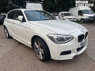 Location: MITCHAM - 2014 BMW 125I M SPORT 5 Door Hatchback REG: WD14CKG, 1997cc Petrol, 6 Speed Manual Petrol, Former Keepers: 2, Keys: No, MOT: Expiry date22/04/2026