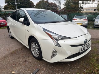 Location: MITCHAM - 2018 TOYOTA PRIUS HYBRID 5 Door Hatchback REG:  LX67CHY , 1797cc Hybrid Electric, AUTOMATIC, Former Keepers: , Keys: No, MOT: Expiry date31/03/2026