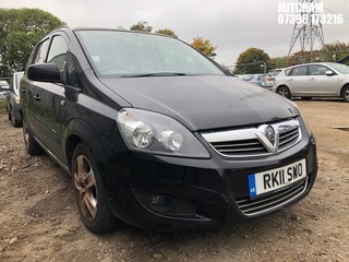 Location: Mitcham - 2011 VAUXHALL ZAFIRA ENERGY MPV REG: RK11SWO, Keys: No, MOT Expiry date: 30/09/2025, 1796 Petrol, 5 Speed Manual Petrol, Former Keepers: 3